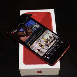 IPHONE 8 Plus Red 64GB T-MOBILE UNLOCKED
