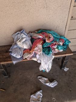 Mixed Sequin and Mesh Fabric Lot