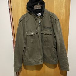 Military Style Harley Davidson Jacket 
