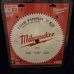 Milwaukee 12" Fine wood blade - brand new never used - Retails for $65!!