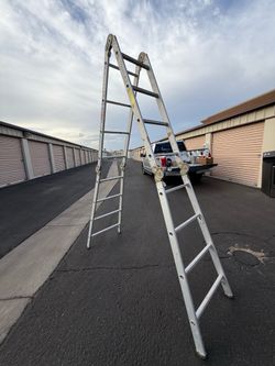 Versa 17ft Ladder Multi Use Aluminum Ladder- Supports 300LB