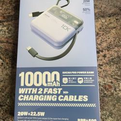 10000mAh portable power bank