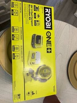 Ryobi 18V 3-Tool Compact Recreation Kit