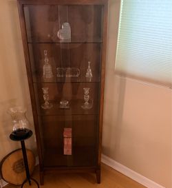 Wooden storage cabinet