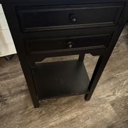 small Black Night Stand