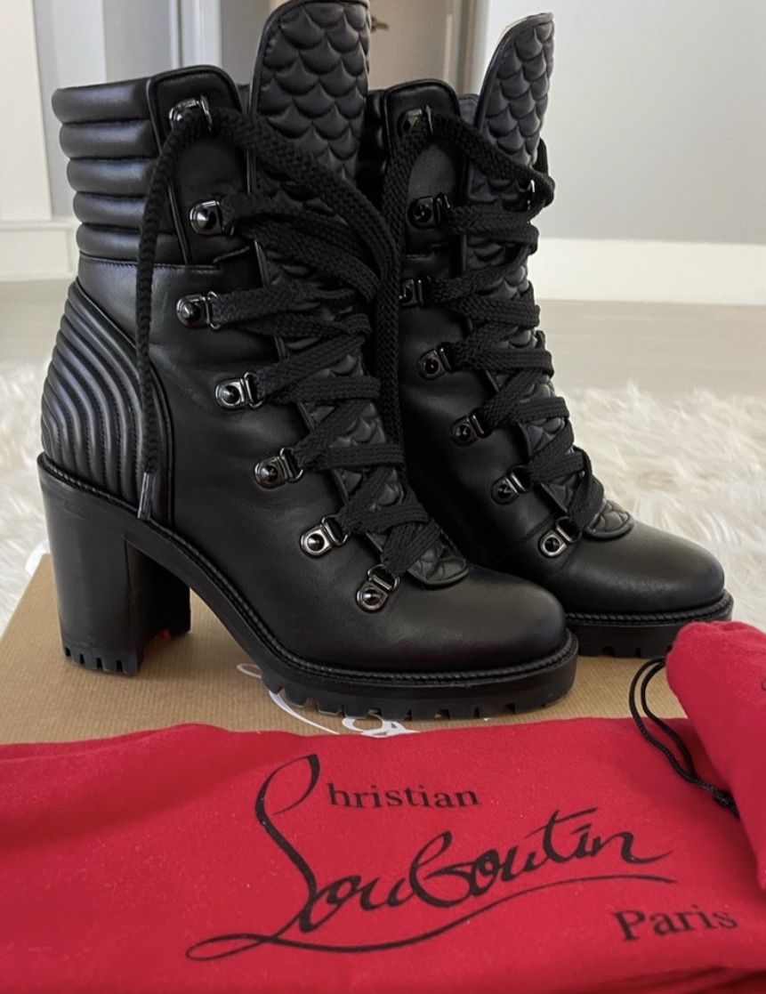 Christian Louboutin Black Booties