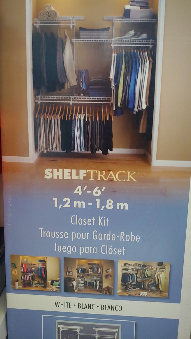 Starting at$35 Closet Maid Shelf Track Closet Organizing sets and accessories