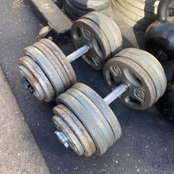 Adjustable Dumbbells 80lb Each 