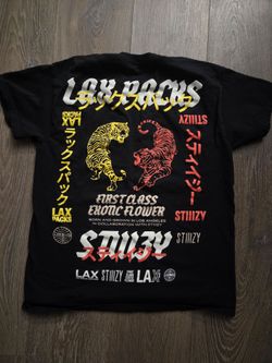 LAX PACKS X STIllZY COLAB Streetwear tee size Medium
