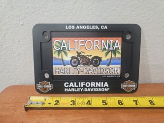Harley California Los Angeles Dealer License Plate Frame w/ Paper Plate New
