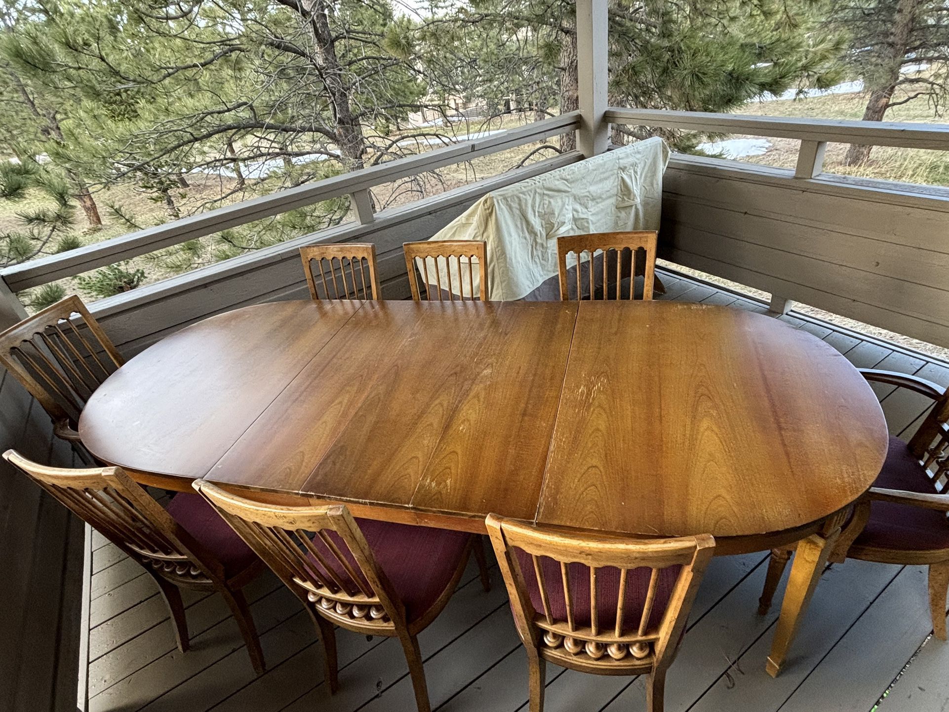 Drexel Dining Table And 8 Chair Set