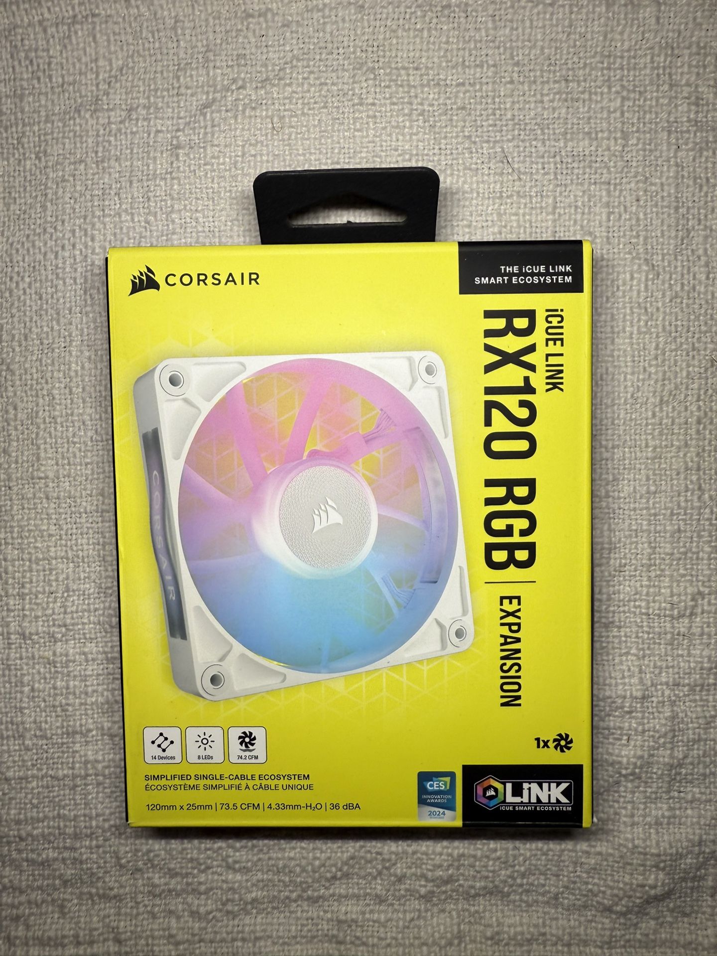 Corsair iCUE Link Rx120 RGB 120mm Own Computer Case Fan