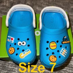 Cookie Monster Toddler Crocs