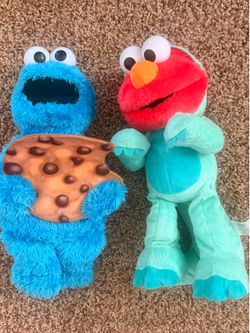 Elmo and Cookie Monster