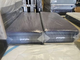 Purple Rejuvenate ultimate split king + Nectar Adjustable bases . Free delivery and installation
