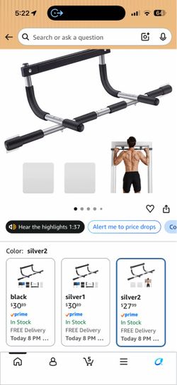 Pull up bar