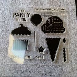 Close To My Heart Acrylic Stamp Set, Fanfare, B1377