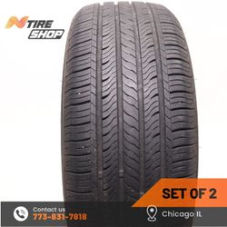 Set of 2 Used  8/32    215/55R16  97H  Blackhawk  Street-h HH11