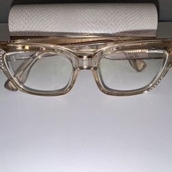 Jimmy Choo Crystal Bling Eyeglasses