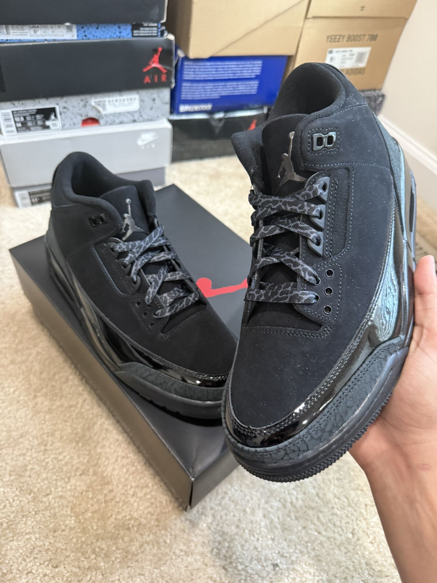 Jordan 3 Black cat Size 10 DS In Box
