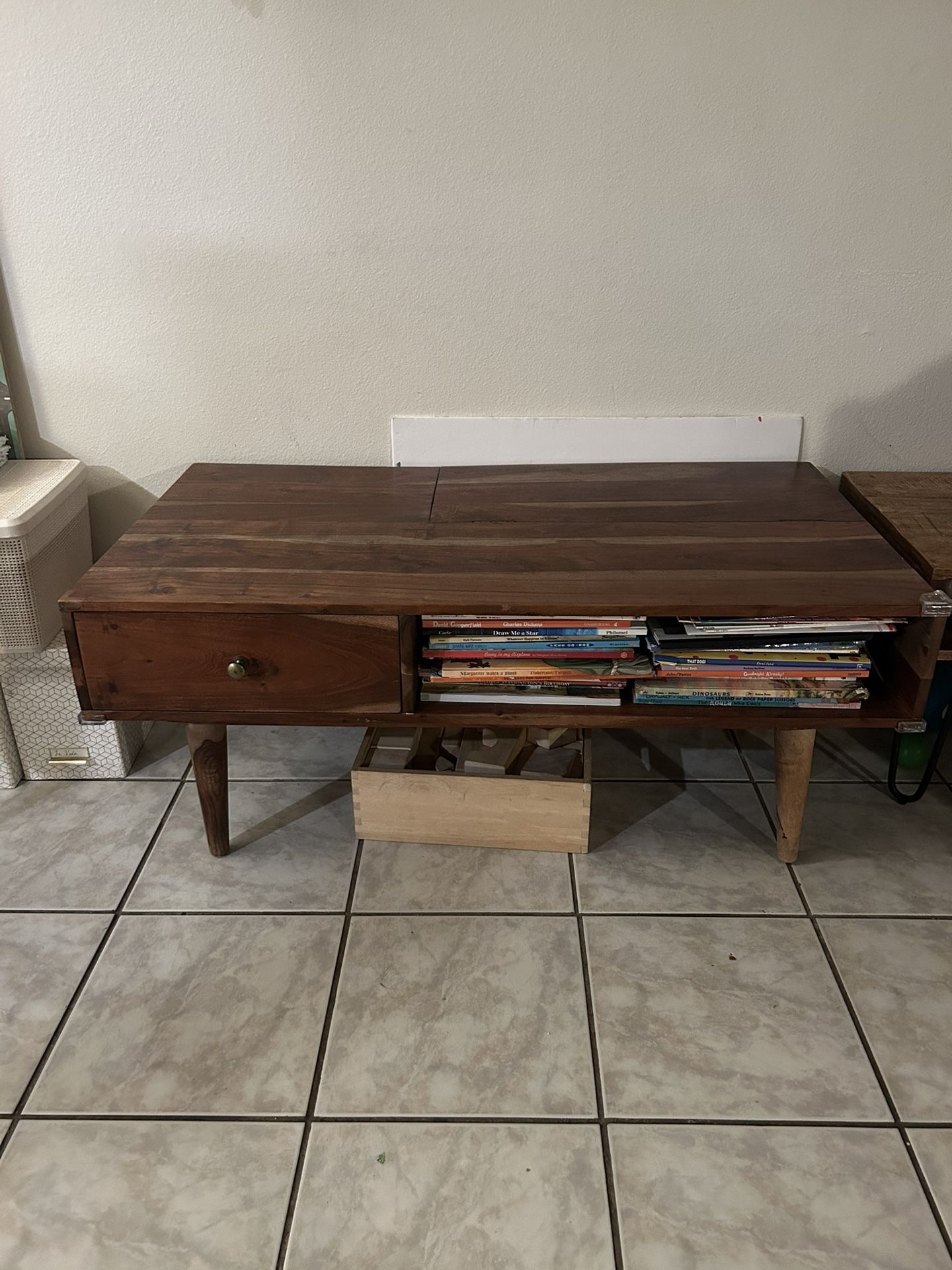 Wooden Sturdy Coffee Table