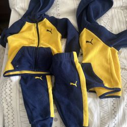 Baby Puma Sweatsuit 6m - 9m