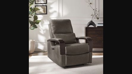 Shayne Leather Power Recliner with Power Headrest