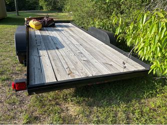 2021 car trailer with new 4500 lb winch
