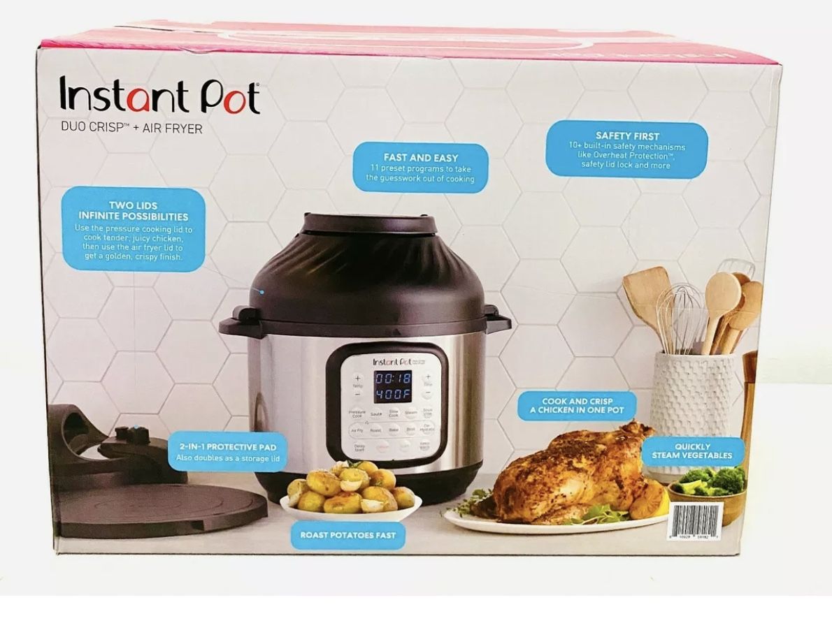 Instant Pot, 6-Quart Duo Crisp, Air Fryer