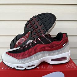 Nike Air Max 95 Morehouse YR Black/White-Dark Team Red II7276-001 Men Size 12.5