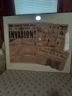 Antique WW2 Newspaper