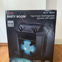 Ion Bluetooth Speaker With Microphone Karaoke 