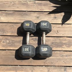 💪 35 LB Dumbbells – Push Harder, Get Stronger 💪