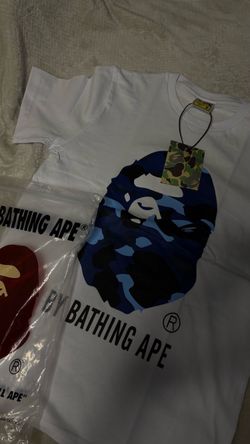 White Bape shirt size large