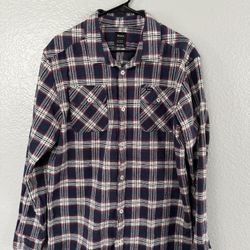 RVCA FLANNEL RVCA SHIRT MENS SIZE XL
