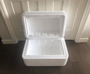 LARGE STYROFOAM COOLER *new*