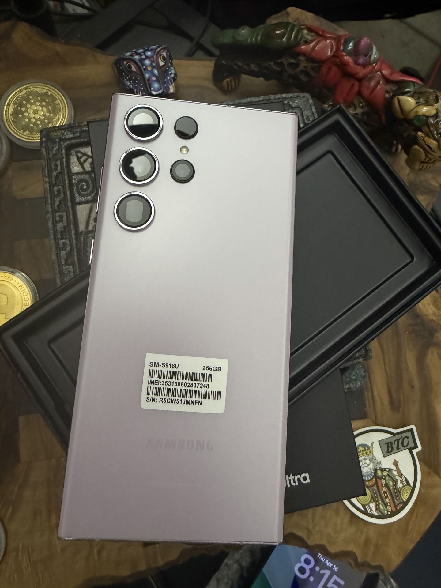 Samsung galaxy s23 ultra 256GB lavender unlocked