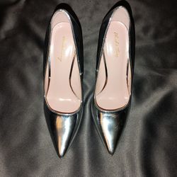 Women's Metallic High Heels US Size 8