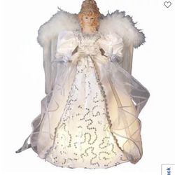 Kurt Adler 14" Angel Lighted " Christmas Tree Topper