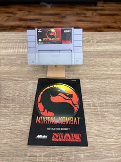 Original Super Nintendo (SNES) Game Mortal Kombat