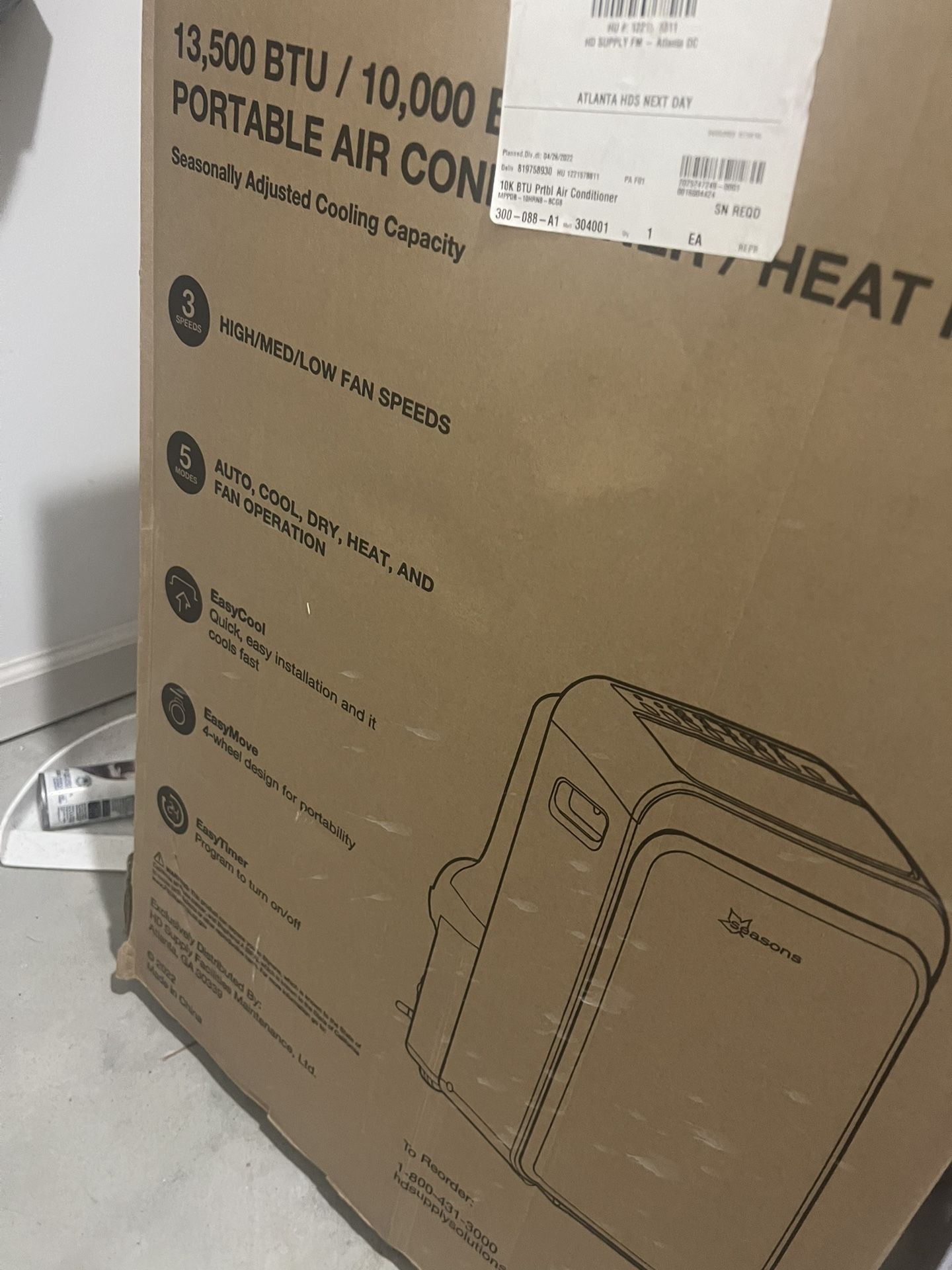 Seasons 13500 Portable Ac Unit