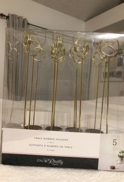 Table number/picture holders