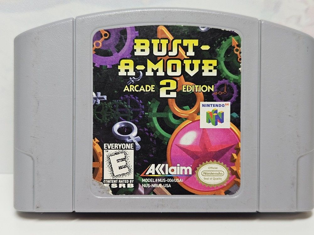 N64 Nintendo 64 Game Bust A Move 2