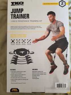 TKO JUMP TRAINER 7 piece resistance training kit