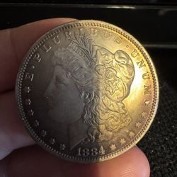 1884 Us Morgan Silver Dollar 