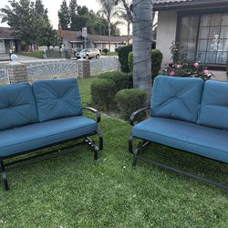 Patio Swing Beanch Set 2 Pieces 