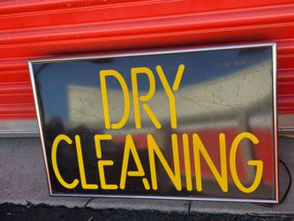 Dry-cleaning commercial sign