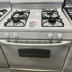 White Gas Range Preowned