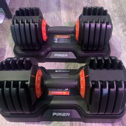 2 Adjustable Dumbbells