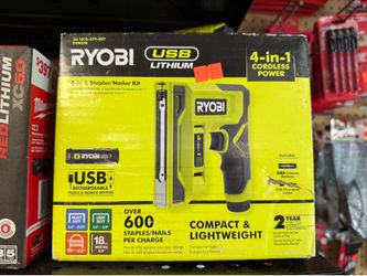 Ryobi usb stapler kit